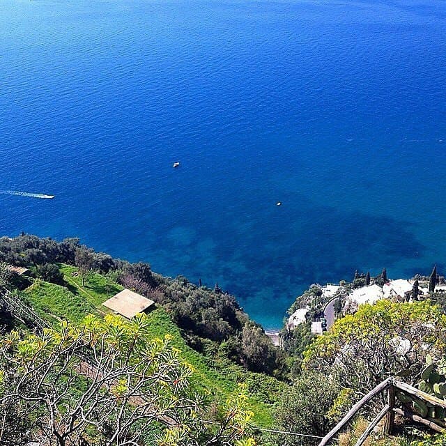 Vue de Positano lors de la retraite de yoga 2022, d'Aurore Bnb Yoga